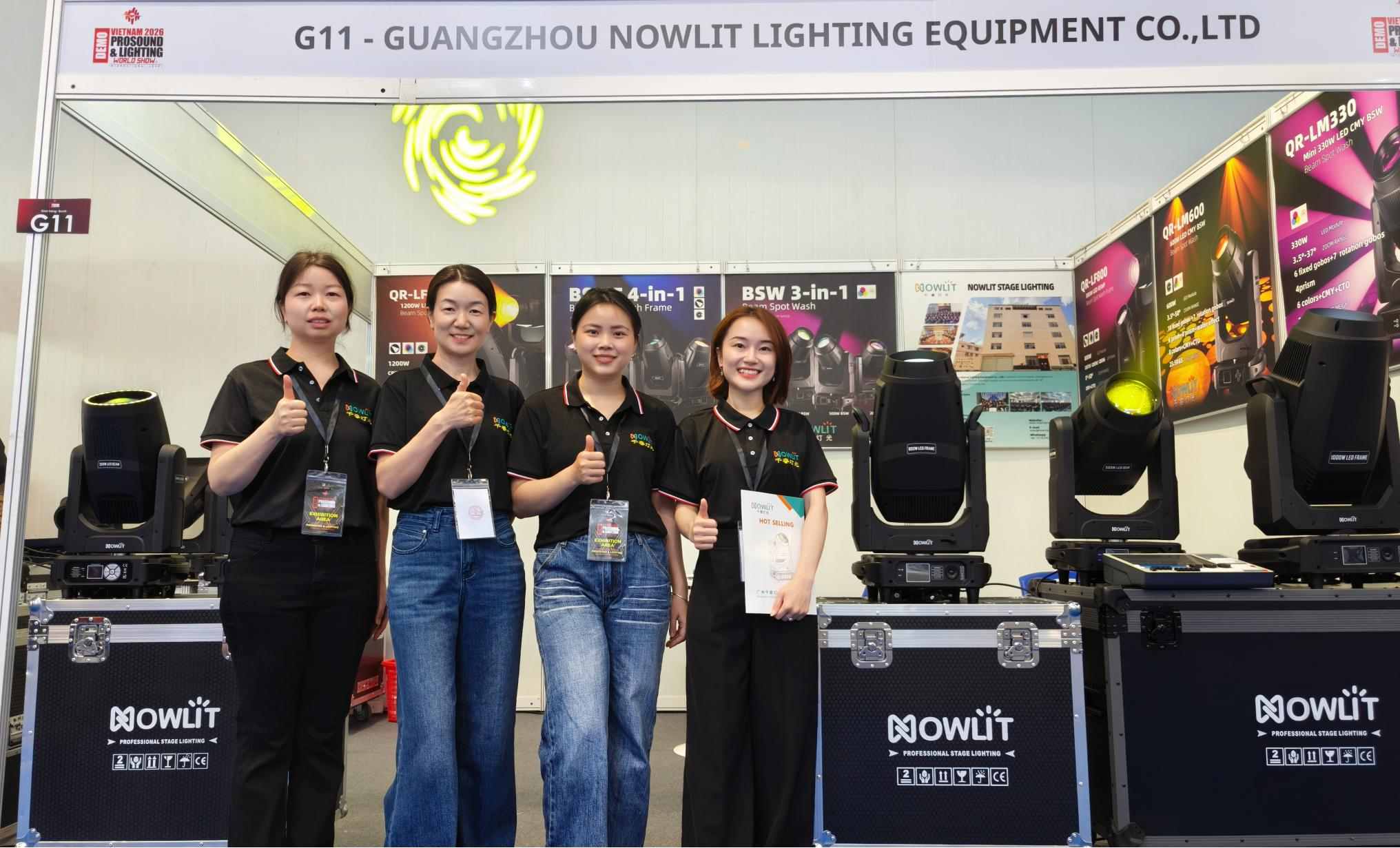 NOWLIT, Pro Sound & Lighting Vietnam 2026'da: 1. Günün Öne Çıkanları