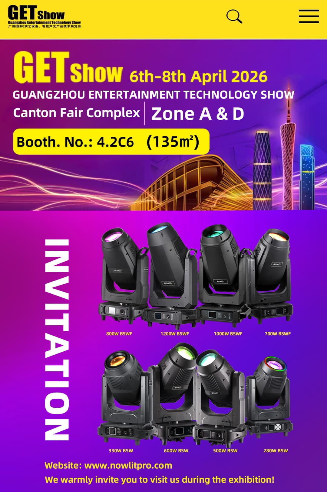 NOWLIT Booth Overview